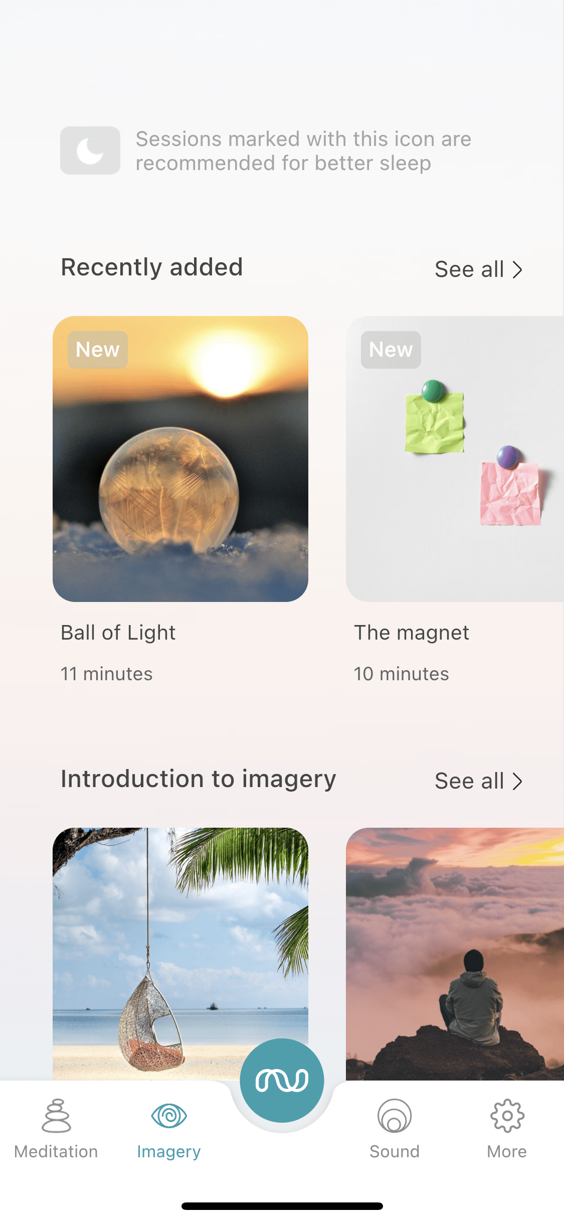 Be Now App: Guided Meditation and Imagery
